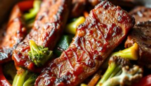 Asian beef strips