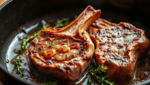 Pan Seared Lamb Chops