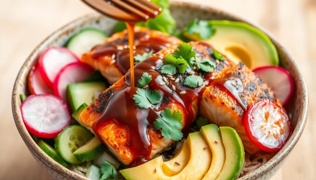 spicy salmon bowl sauce